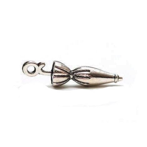 Zawieszka metalowa Charms ScrapBerry's Parasol Srebro, 25mm